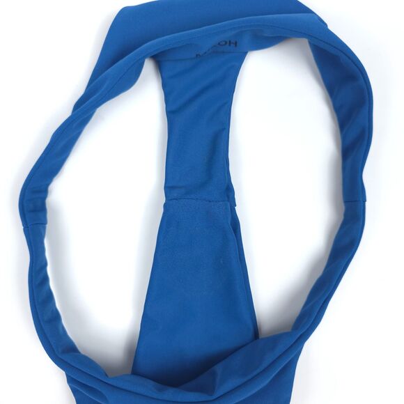 NEW Mikoh Papara Bikini Bottom Blue Low Coverage Minimal Boho Swim Resort Medium - Picture 6 of 6